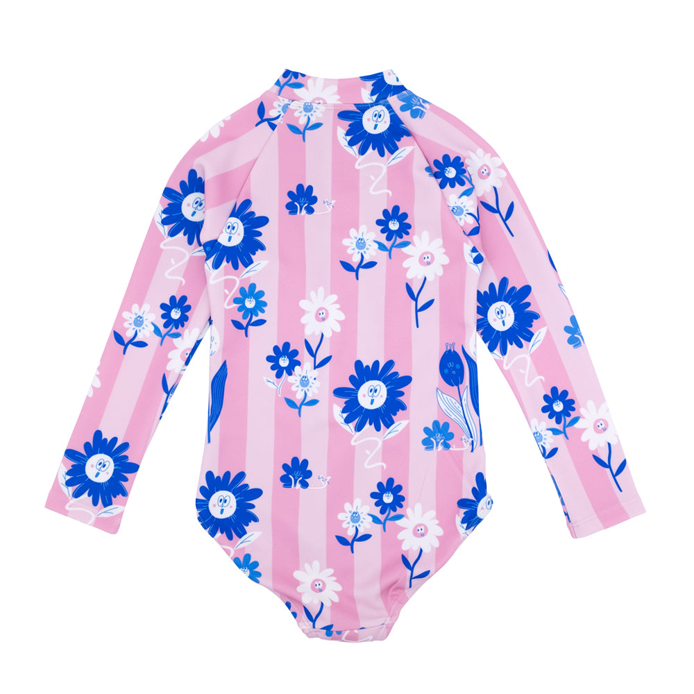 FLOWER UV SWIMSUIT (PINK)