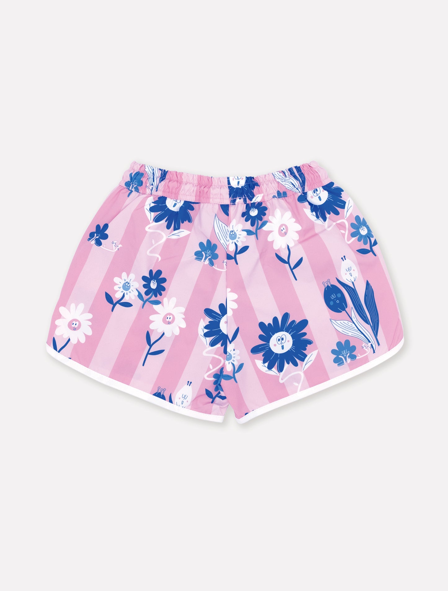 FLOWER UV SWIM SHORTS (PINK)