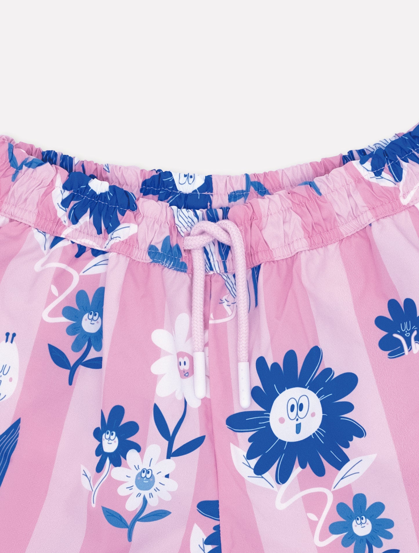 FLOWER UV SWIM SHORTS (PINK)