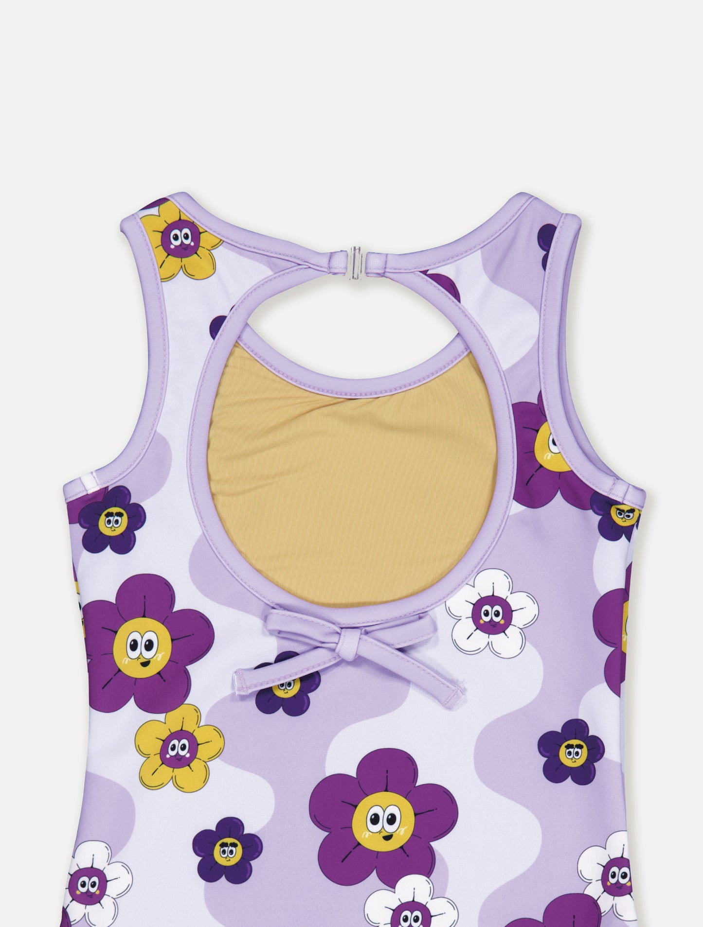 [10% OFF] FLOWER UV SWIMSUIT & WINDBREAKER (PURPLE)