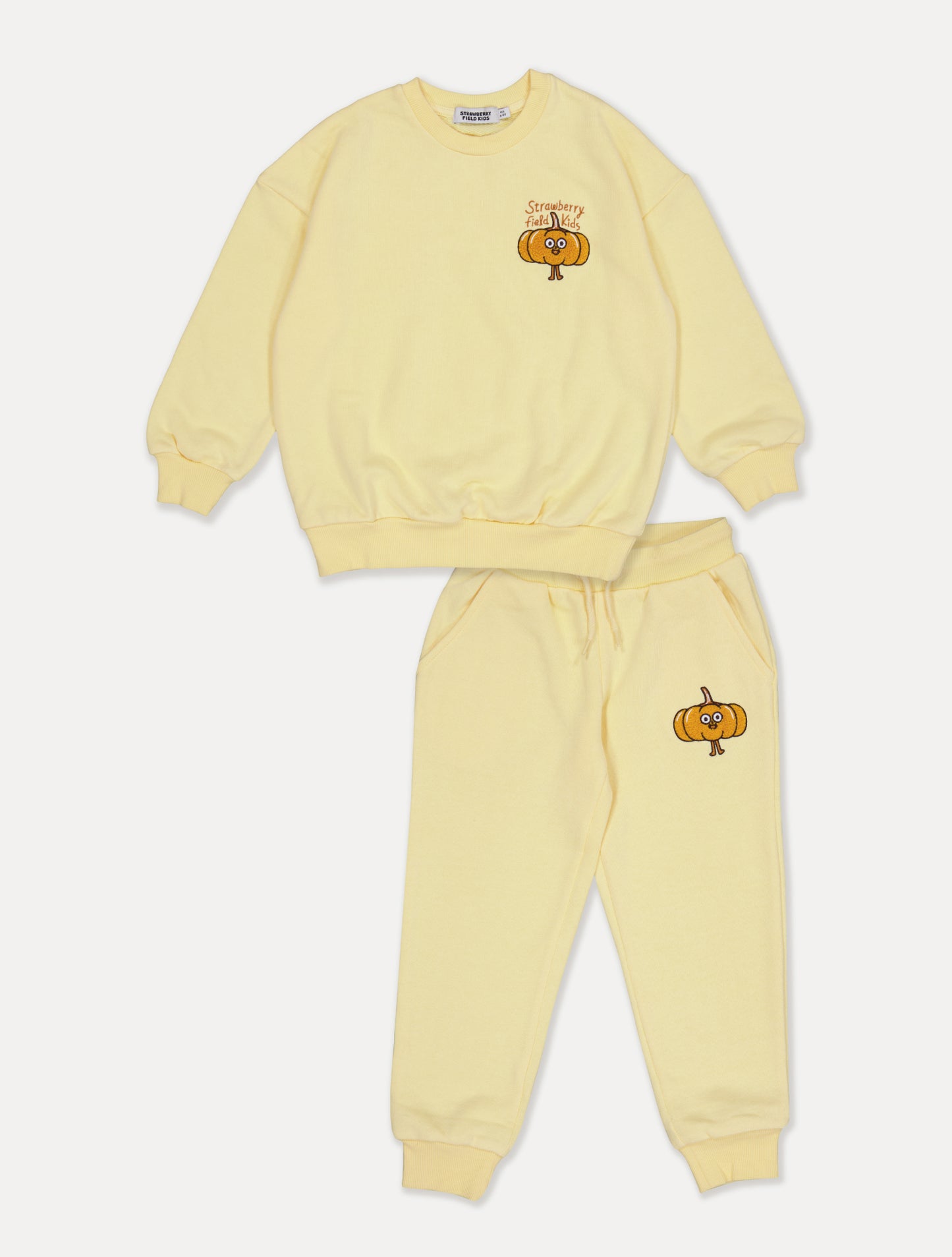 [30% OFF] PUMPKIN SWEATSHIRT & SWEATPANTS SET