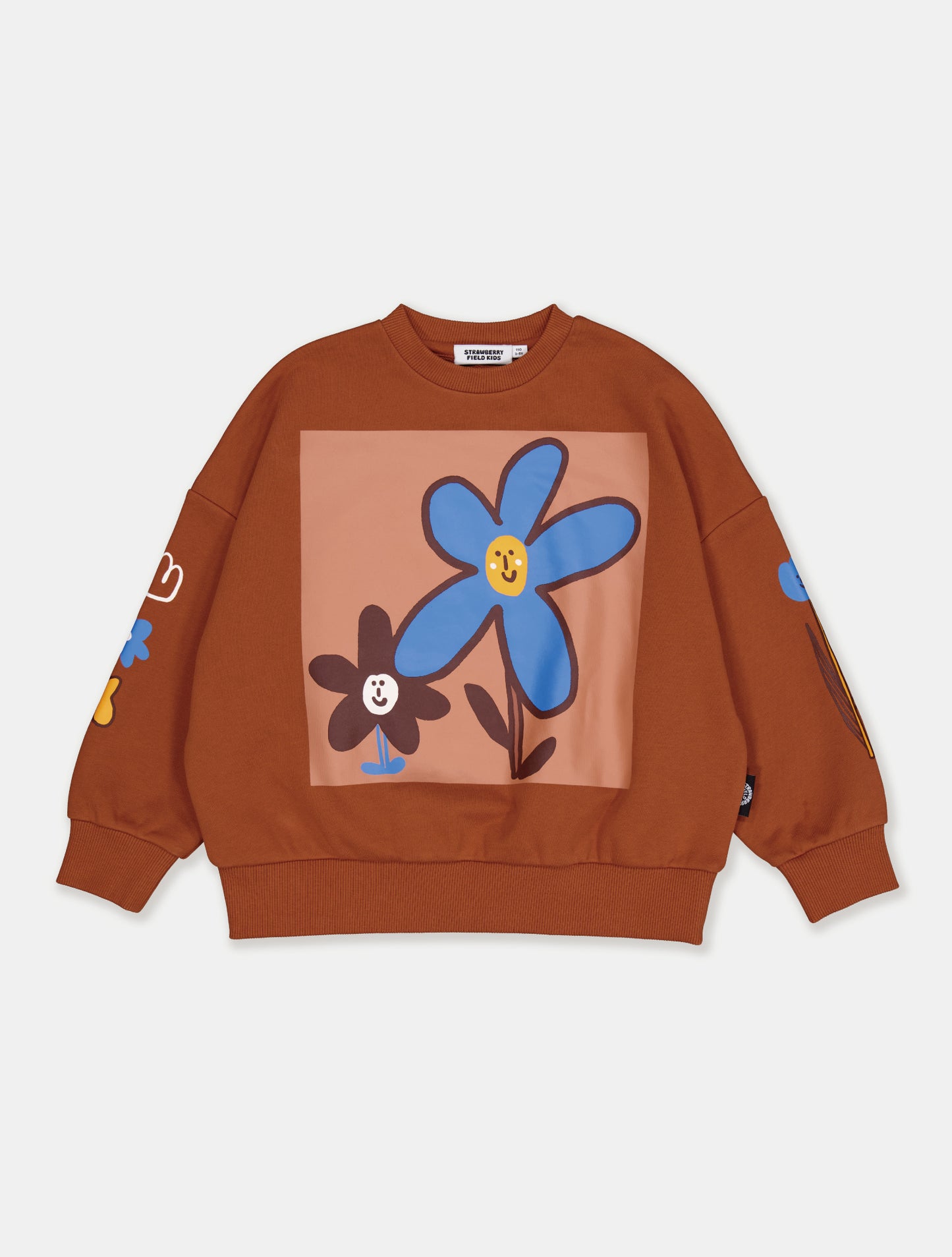 [30% OFF] FLOWER SWEATSHIRT & SWEATPANTS SET