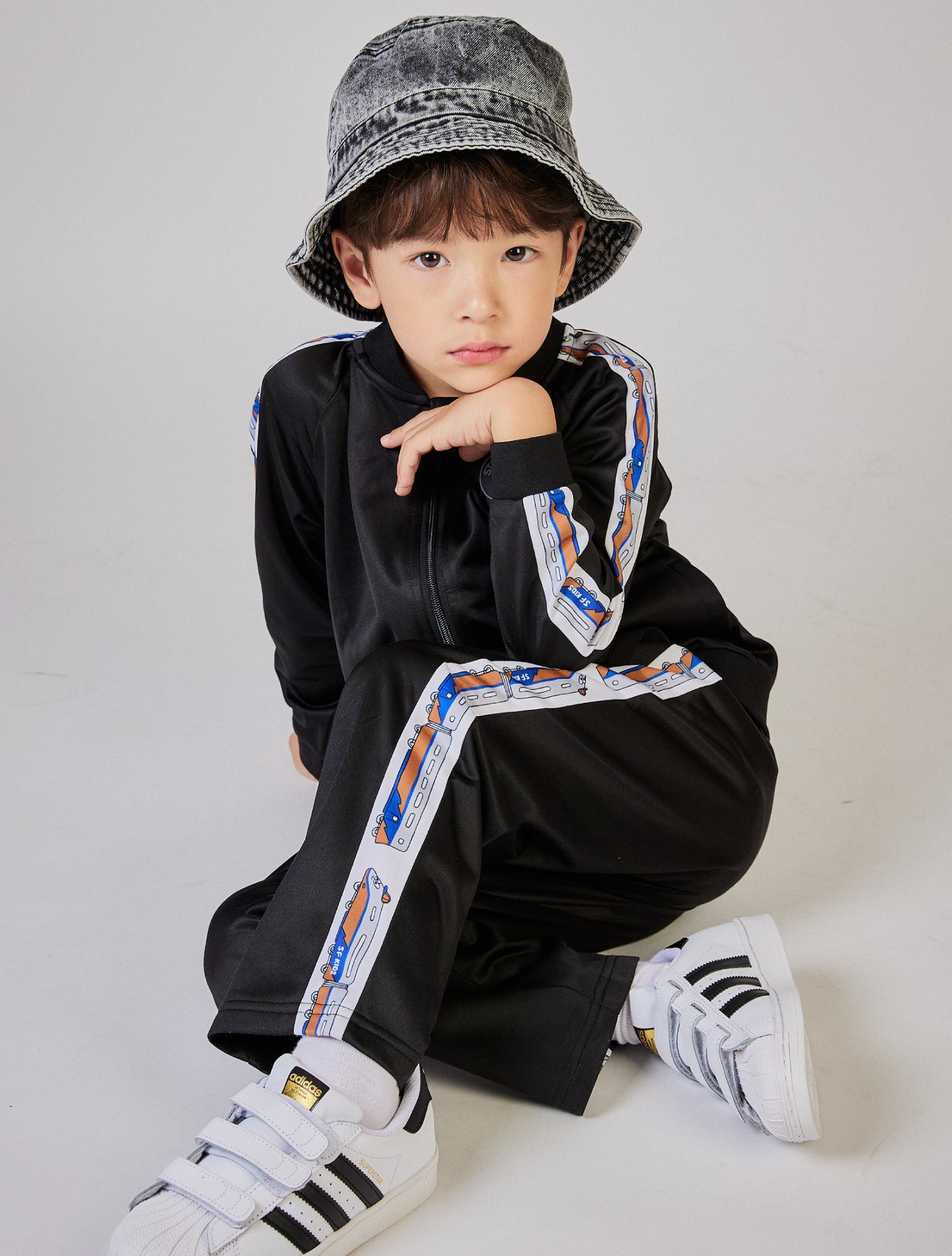 [30% OFF] TRAIN TRACK JACKET & TRACK PANTS SET