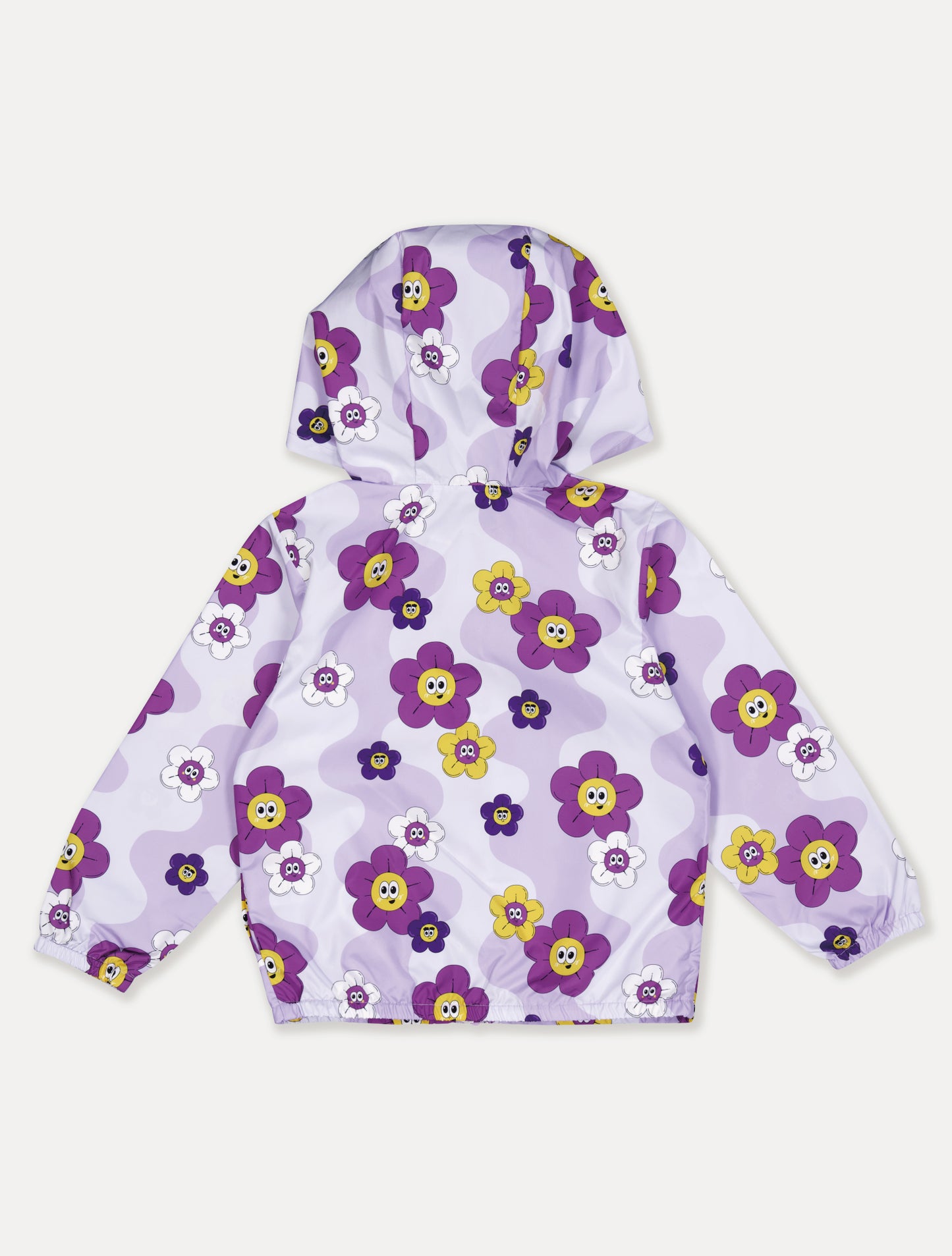 [10% OFF] FLOWER UV SWIMSUIT & WINDBREAKER (PURPLE)